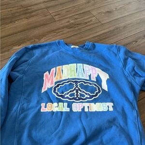 Madhappy Kids Multicolor Logo Blue Sweatshirt